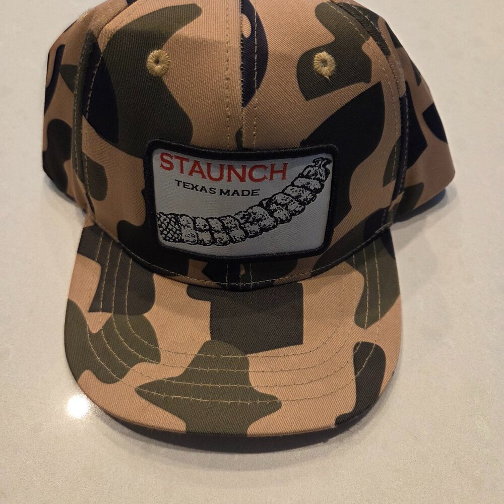 STAUNCH Sneaky Snake kids cammo snapback hat